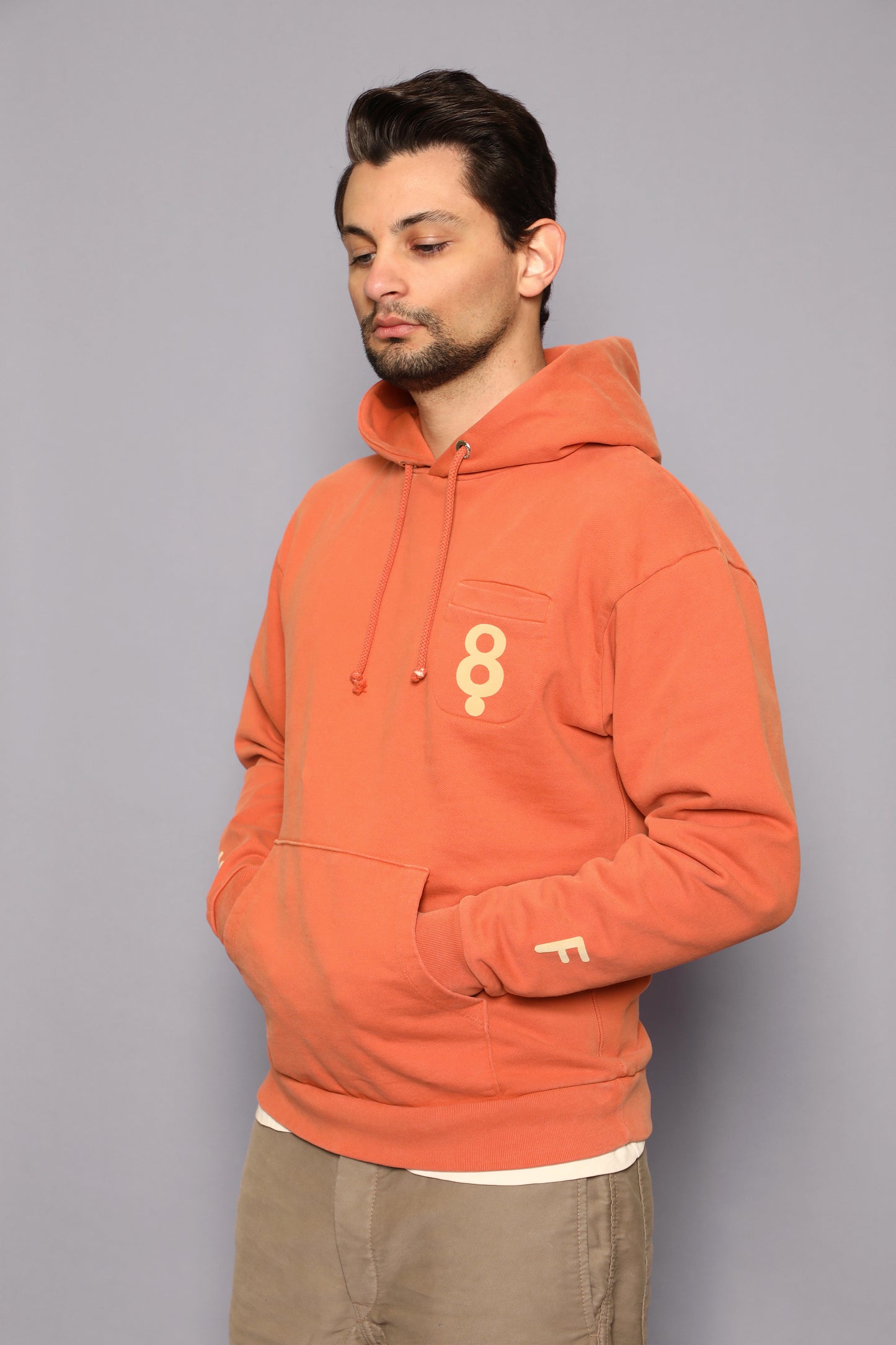 MULTI LOGO CHEST PKT HOODY